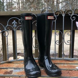 Hunter tall rain boots